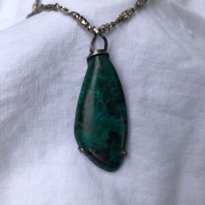 Vintage teardrop pendant